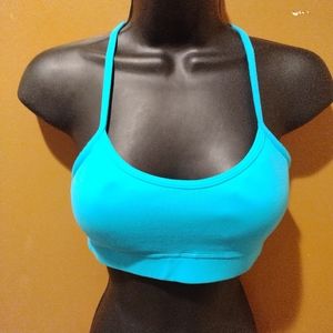 New Lululemon Blue Fitness Work Out Sports Bra Size Small